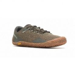 Buty do biegania męskie Merrell Vapor Glove 6. Brązowe buty sportowe męskie Merrell, z materiału, bez zapięcia, do biegania. Za 648.00 zł.