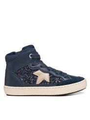 Geox Sneakersy J Kalispera Girl J664GB 0BCEW C4252 S Granatowy. Niebieskie buty sportowe dziewczęce Geox, bez wzorów, ze skóry, bez zapięcia. Za 319.99 zł.