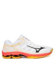 Mizuno Buty halowe Wave Voltage 2 V1GA2460 Pomarańczowy. Brązowe buty sportowe męskie Mizuno, ze skóry, bez zapięcia. Za 359.99 zł.