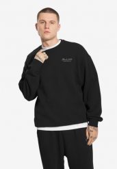 Bluza sportowa męska Prosto Team bez kaptura. Czarne bluzy męskie Prosto., m, z aplikacjami, z bawełny, bez kaptura. Za 158.99 zł.