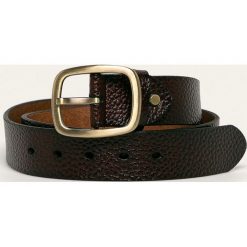 Only & Sons - Pasek skórzany. Czarne paski damskie Only & Sons, bez wzorów. W wyprzedaży za 69.90 zł.