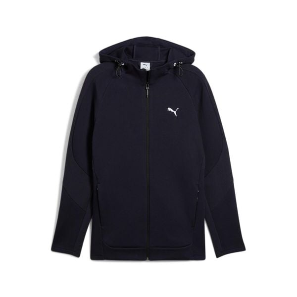 Puma Bluza Evostripe Full-Zip Dk 68461316. Niebieskie bluzy męskie Puma, xl, bez wzorów, bez kaptura. Za 219.99 zł.