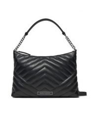 Armani Exchange Torebka XW000300 AF12037 UC001 Czarny. Czarne torebki do ręki damskie Armani Exchange, bez wzorów, ze skóry, bez dodatków. Za 359.99 zł.