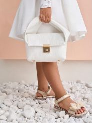 Abel & Lula Torebka 5481 Biały. Białe torby i plecaki dziecięce Abel & Lula, z materiału. Za 199.99 zł.