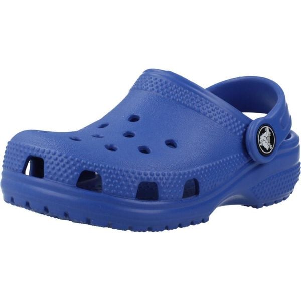 Sandały CROCS CLASSIC CLOG T Niebieski. Niebieskie sandały męskie Crocs, z materiału, bez zapięcia. Za 170.99 zł.