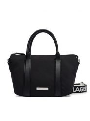 KARL LAGERFELD Torebka B4W30308 Czarny. Czarne torebki do ręki damskie KARL LAGERFELD, bez wzorów, z materiału, bez dodatków. Za 779.99 zł.