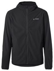 Kurtka softshellowa M Moab Jacket IV. Czarne kurtki męskie Vaude, m, bez wzorów, z materiału, z kapturem. Za 519.00 zł.