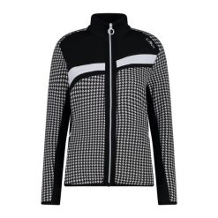 Bluza damska turystyczna CMP 33E0366. Czarne bluzy sportowe damskie CMP, m, bez wzorów, z materiału, z kapturem, snowboardowy. Za 428.25 zł.