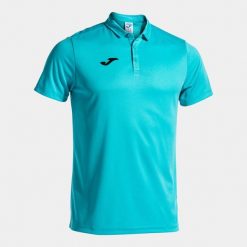 Polo Joma Hobby. Niebieskie koszulki polo męskie Joma, bez wzorów, sportowe, bez ramiączek. W wyprzedaży za 132.85 zł.