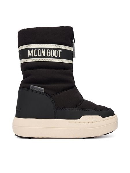 Moon Boot Śniegowce Jr Park Zip High Wp 80D3440080 S Czarny. Czarne buty zimowe dziewczęce Moon Boot, bez wzorów, ze skóry, bez zapięcia. Za 629.99 zł.