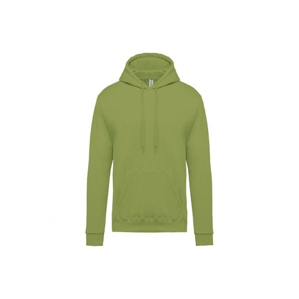 Bluza z kapturem Kariban. Zielone bluzy męskie KARIBAN, xl, bez wzorów, z bawełny, z kapturem. Za 155.00 zł.