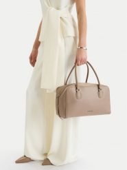 GINO ROSSI Torebka EO-LA321-820-1 Beżowy. Brązowe torebki do ręki damskie Gino Rossi, bez wzorów, ze skóry, bez dodatków. Za 499.99 zł.