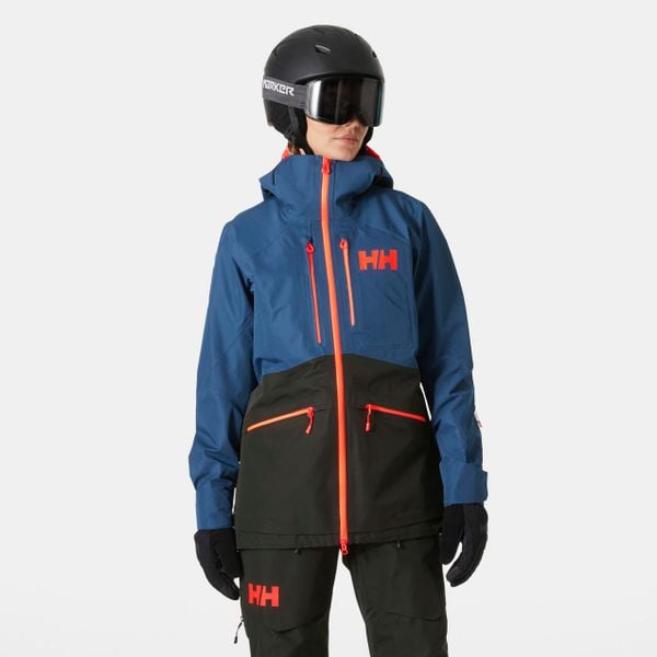 Damska kurtka narciarska Helly Hansen Elevation Infinity 3.0. Niebieskie kurtki snowboardowe damskie Helly Hansen, bez wzorów, bez kaptura, narciarskie. W wyprzedaży za 2,957.00 zł.