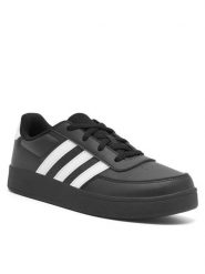 Adidas Sneakersy BREAKNET 2.0 K HP8961. Czarny. Czarne buty sportowe chłopięce Adidas, bez wzorów, ze skóry, bez zapięcia. Za 199.99 zł.