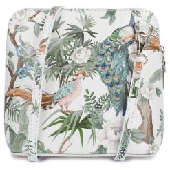 Listonoszka włoska Vera Pelle ptaki K03. Torby na laptopa damskie bez wzorów, ze skóry. Za 109.90 zł.