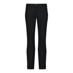 Spodnie Narciarskie Softshell Rozmiar 40 Czarny - 38A1586-U901. Czarne spodnie snowboardowe damskie CMP, na zimę, bez wzorów, z elastanu, narciarskie. Za 469.99 zł.