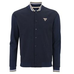 Kurtka Tecnifibre Tech. Niebieskie kurtki sportowe damskie TECNIFIBRE, l, bez wzorów, z materiału, bez kaptura, na fitness i siłownię. Za 469.99 zł.