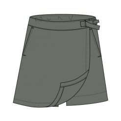 Damskie spódnico-spodenki CMP. Zielone szorty damskie CMP, xl, bez wzorów, z materiału. Za 244.00 zł.
