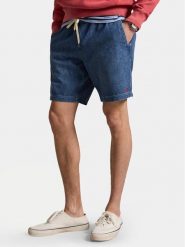 Polo Ralph Lauren Szorty jeansowe 710P02689001 Niebieski Regular Fit. Niebieskie szorty męskie Polo Ralph Lauren, m, bez wzorów, z bawełny. Za 688.99 zł.