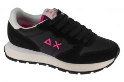 Buty sportowe Sneakersy damskie, Ally Solid. Czarne obuwie sportowe damskie SUN68, bez wzorów, z materiału, trekkingowe. Za 399.99 zł.