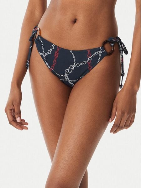 Tommy Hilfiger Dół od bikini UW0UW06395 Granatowy. Niebieskie bikini damskie Tommy Hilfiger, m, bez wzorów. Za 206.99 zł.