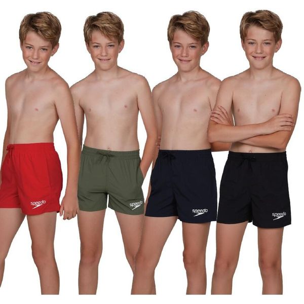 Spodenki kąpielowe dla dzieci Speedo Essential 13". Zielone spodenki dla dziewczynek Speedo, na lato, bez wzorów, z nylonu, eleganckie. Za 119.99 zł.