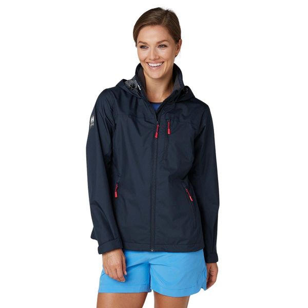 Kurtka damska z kapturem Helly Hansen crew. Niebieskie kurtki damskie Helly Hansen, xl, bez wzorów, z syntetyku, z kapturem, trekkingowe. Za 843.00 zł.