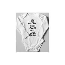 Body keep calm. Szare body niemowlęce Krasnal, z napisami. Za 25.00 zł.