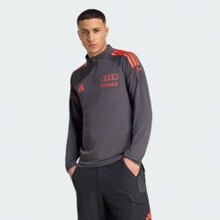 BLUZA AUDI REVOLUT F1 TEAM MECHANICS 1/4 ZIP. Czarne bluzy męskie Adidas, l, bez wzorów, z elastanu, bez kaptura. Za 479.00 zł.