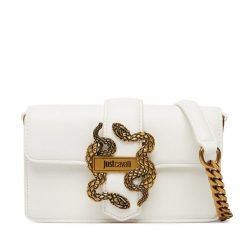 Torebka Just Cavalli. Białe torebki do ręki damskie Just Cavalli, bez wzorów, wizytowe, bez dodatków. Za 614.99 zł.