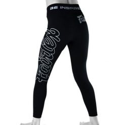 Legginsy treningowe męskie Fairtex Compression CP2. Czarne legginsy sportowe męskie FAIRTEX, m, bez wzorów, z elastanu, długie, na fitness i siłownię. Za 369.99 zł.