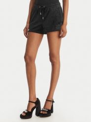 Juicy Couture Szorty sportowe Tamia JCWHS126305 Czarny Regular Fit. Czarne szorty sportowe damskie Juicy Couture, xs, bez wzorów, z syntetyku, sportowe. Za 239.99 zł.