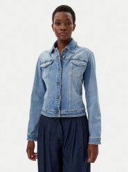 Liu Jo Kurtka jeansowa UA5046 DS615 Niebieski Regular Fit. Niebieskie kurtki damskie Liu Jo, m, bez wzorów, z bawełny, bez kaptura. Za 549.99 zł.
