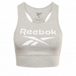 Biustonosz damski Reebok Identity. Białe biustonosze Reebok, bez wzorów. Za 59.99 zł.