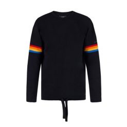 Bluza turystyczna męska Diesel S-Gail. Czarne bluzy męskie Diesel, m, bez wzorów, z bawełny, bez kaptura. Za 216.70 zł.