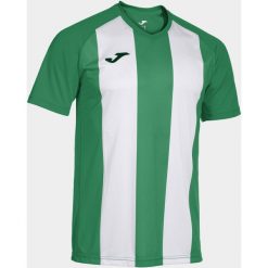 Koszulka Joma Inter IV zielono-biała L - dekolt w szpic. Białe koszulki sportowe męskie Joma, l, bez wzorów, bez kołnierzyka, bez ramiączek, do piłki nożnej. Za 117.05 zł.