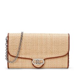 Torebka LAUREN RALPH LAUREN. Brązowe torebki do ręki damskie Lauren Ralph Lauren, bez wzorów, wizytowe, bez dodatków. Za 579.99 zł.