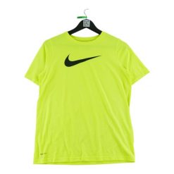 Second life - Nike Koszulka Dri-Fit Męska - Stan bardzo dobry. Żółte koszulki sportowe męskie Nike, l, bez wzorów, bez kołnierzyka, bez ramiączek, na fitness i siłownię, dri-fit (nike). Za 63.86 zł.