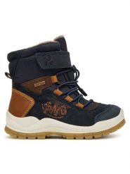 Primigi Śniegowce GORE-TEX 2395011 M Granatowy. Niebieskie buty zimowe chłopięce Primigi, bez wzorów, z gore-texu, bez zapięcia. Za 419.99 zł.