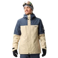 Kurtka narciarska Colourwear Eagle. Brązowe kurtki męskie Colourwear, na zimę, l, bez wzorów, z materiału, bez kaptura. Za 889.99 zł.