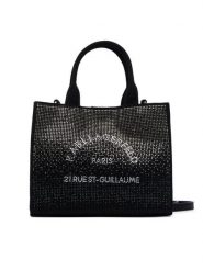 KARL LAGERFELD Torebka B4W50026 Czarny. Czarne torebki do ręki damskie KARL LAGERFELD, bez wzorów, z materiału, bez dodatków. Za 549.99 zł.