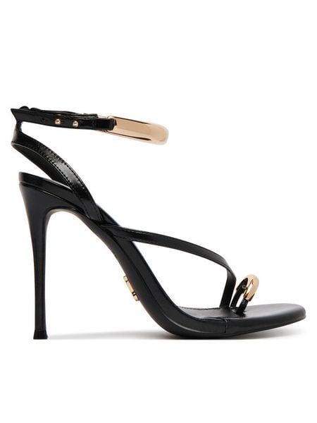 Steve Madden Klapki Missile-S 11003880 Czarny. Czarne klapki damskie Steve Madden, bez wzorów, ze skóry, bez obcasa. Za 559.99 zł.