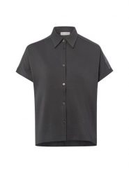 Marc O'Polo Bluzka z krótkim rękawem Kobiety Bawełna szary, XS. Szare bluzki damskie Marc O'Polo, xs, bez wzorów, z bawełny, bez kołnierzyka, bez ramiączek. Za 279.95 zł.