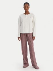 Tommy Hilfiger Piżama UW0UW06154 Écru Regular Fit. Piżamy damskie Tommy Hilfiger, s, bez wzorów, z syntetyku, bez ramiączek. Za 519.99 zł.