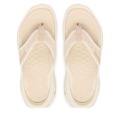 Japonki Salomon. Białe klapki damskie Salomon, bez wzorów, bez obcasa. Za 299.99 zł.