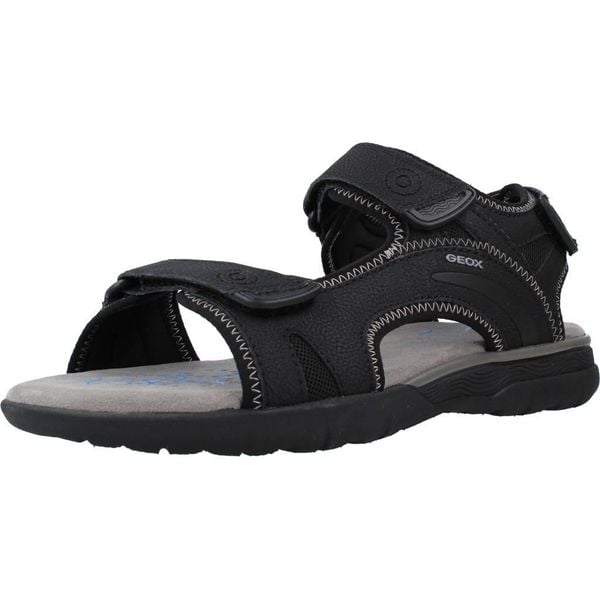 Sandały GEOX U SPHERICA EC5 A Czarny. Czarne sandały męskie Geox, z materiału, bez zapięcia. Za 216.99 zł.