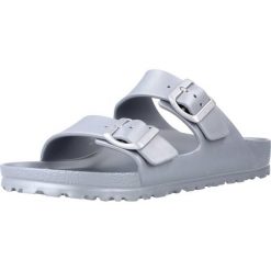 Kapcie Birkenstock Arizona Eva Damskie. Szare kapcie damskie Birkenstock, bez wzorów, z materiału. Za 188.10 zł.
