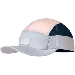 Czapka z daszkiem Damska Buff 5 Panel Go Cap. Szare czapki i kapelusze damskie Buff, na lato, bez wzorów, z elastanu, sportowe. Za 124.90 zł.