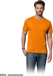 Stedman ST2100 - T-SHIRT męski - pomarańczowy L. Brązowe t-shirty męskie Stedman, l, bez wzorów, bez kołnierzyka. Za 21.94 zł.