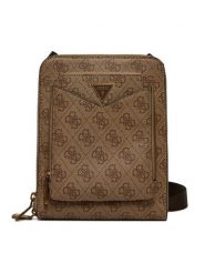 Guess Saszetka HMSILO P5109 Beżowy. Brązowe saszetki męskie Guess, ze skóry. Za 239.99 zł.